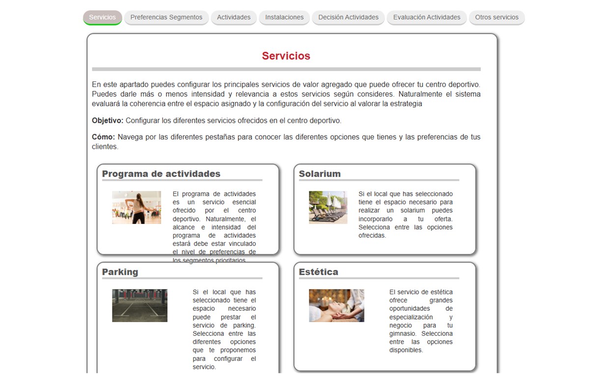 Planificación — Servicios